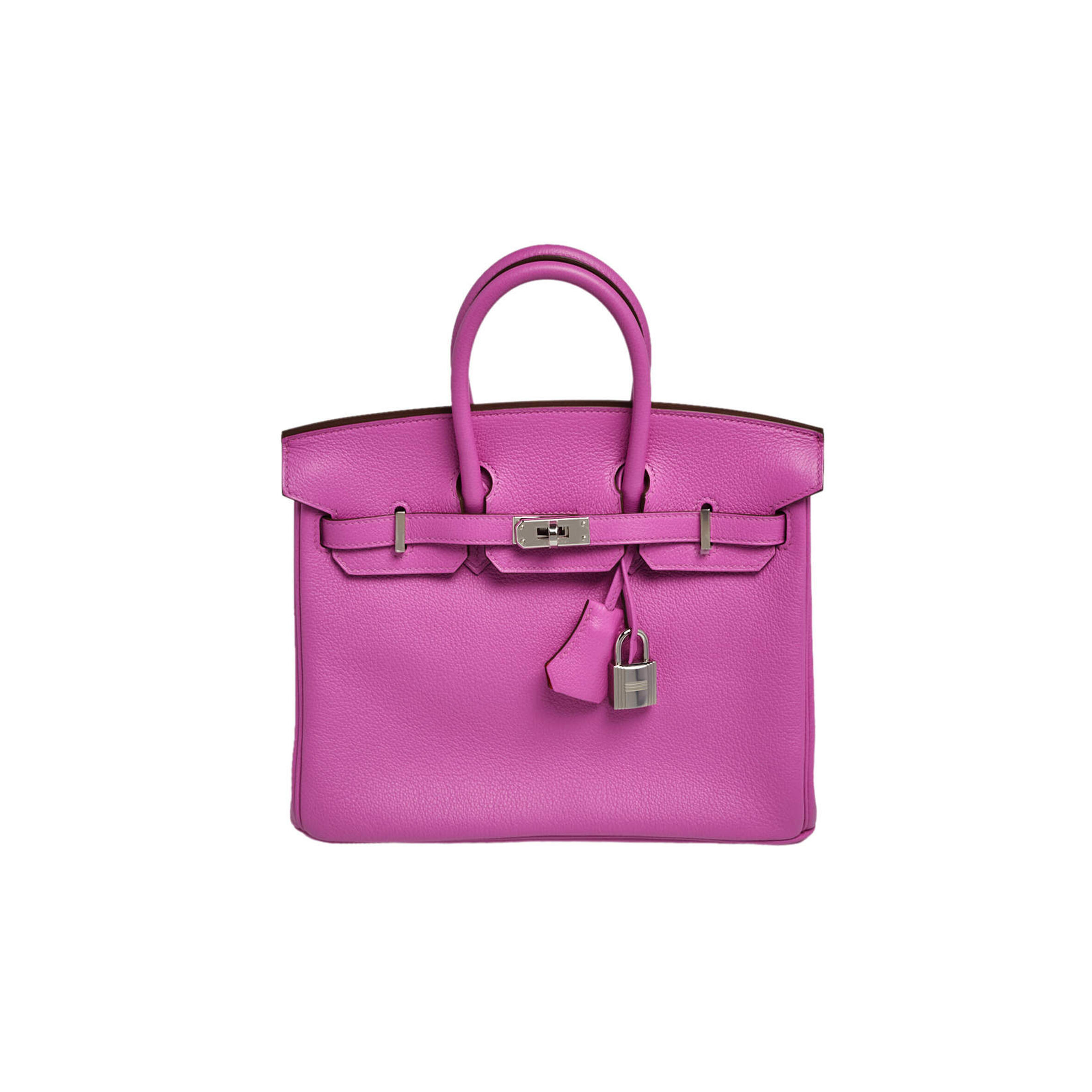 H**me5 MAGNOLIA LEATHER PALLADIUM PLATED BIRKIN 25 BAG (25*22*13cm) Master Quality